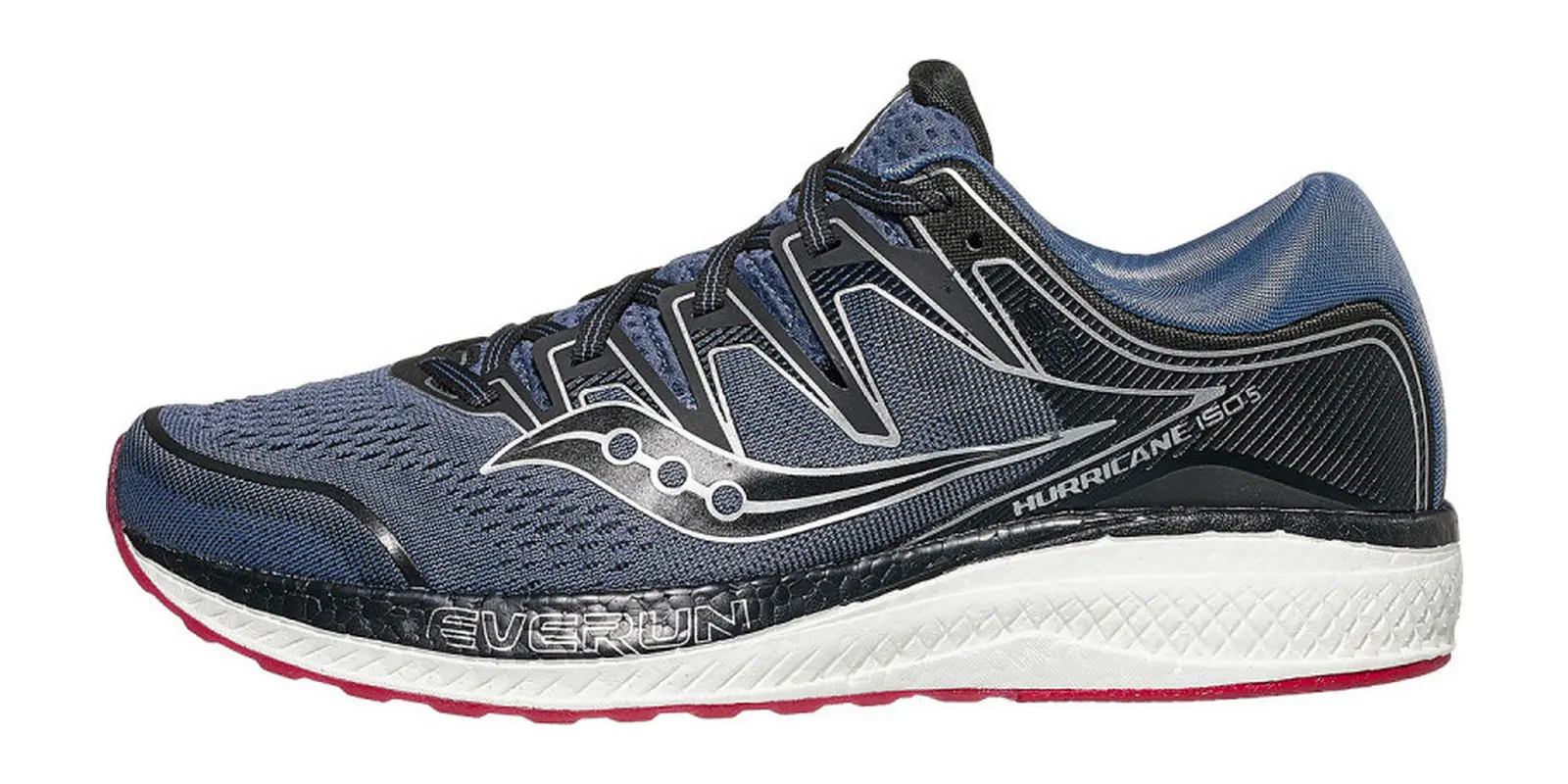 Saucony Hurricane ISO 5 in Grey / Black