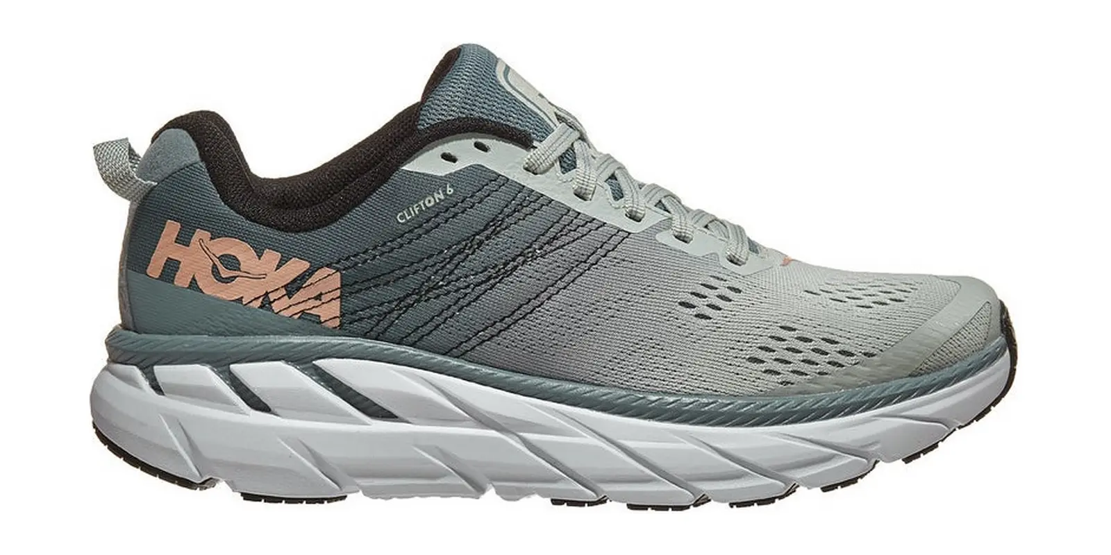 HOKA Clifton 6 in Leadsea