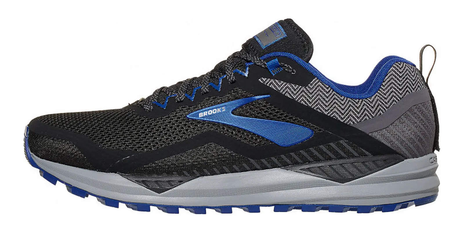 Brooks Cascadia 14 in Black / Grey / Blue