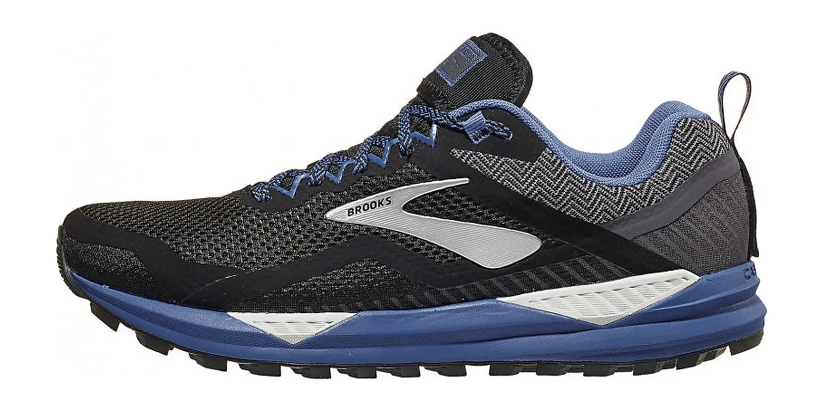 Brooks Cascadia 14 in Black / Grey / Blue