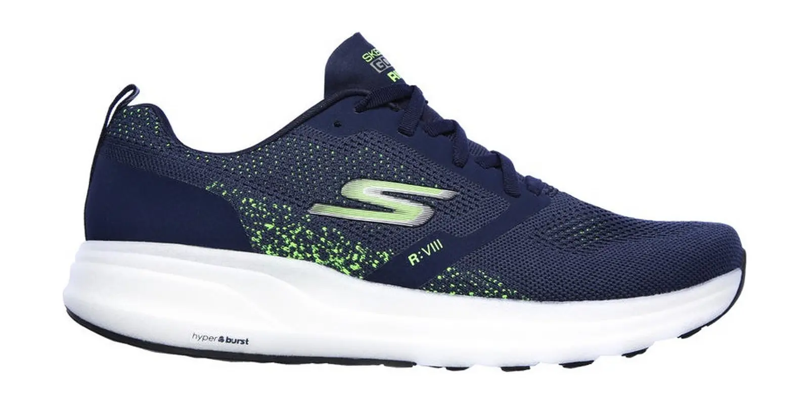 Skechers GOrun Ride 8 Hyper in Navy / Green