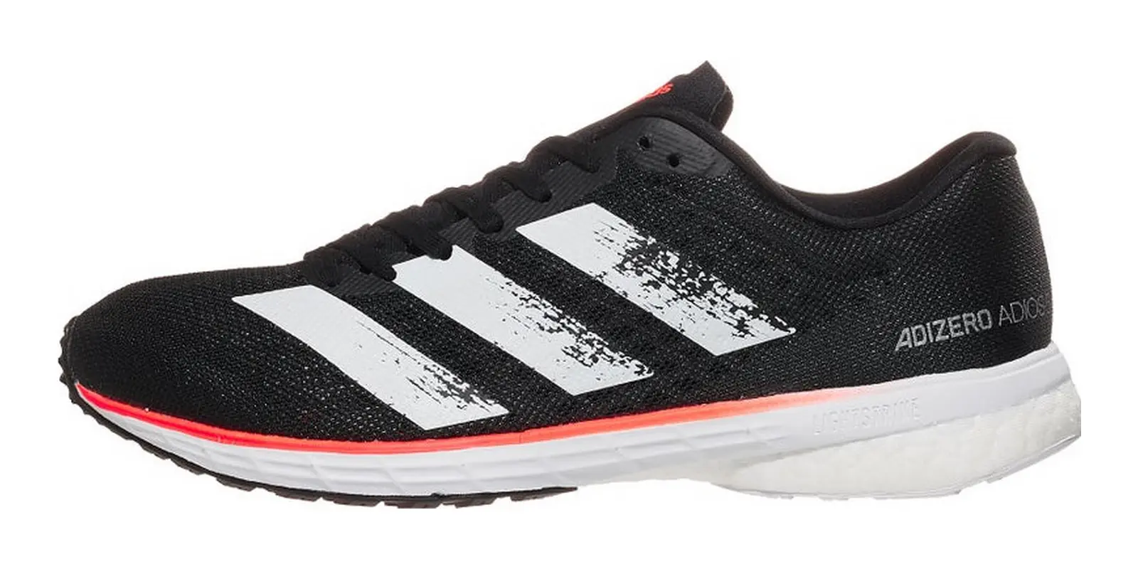 adidas adizero adios 5 in Black / White / Pink