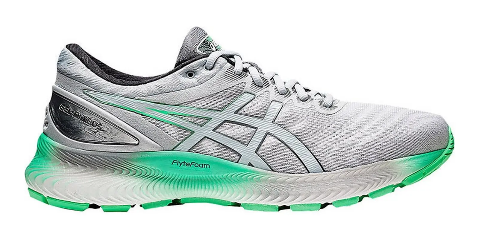 ASICS GEL-Nimbus in Grey / Green