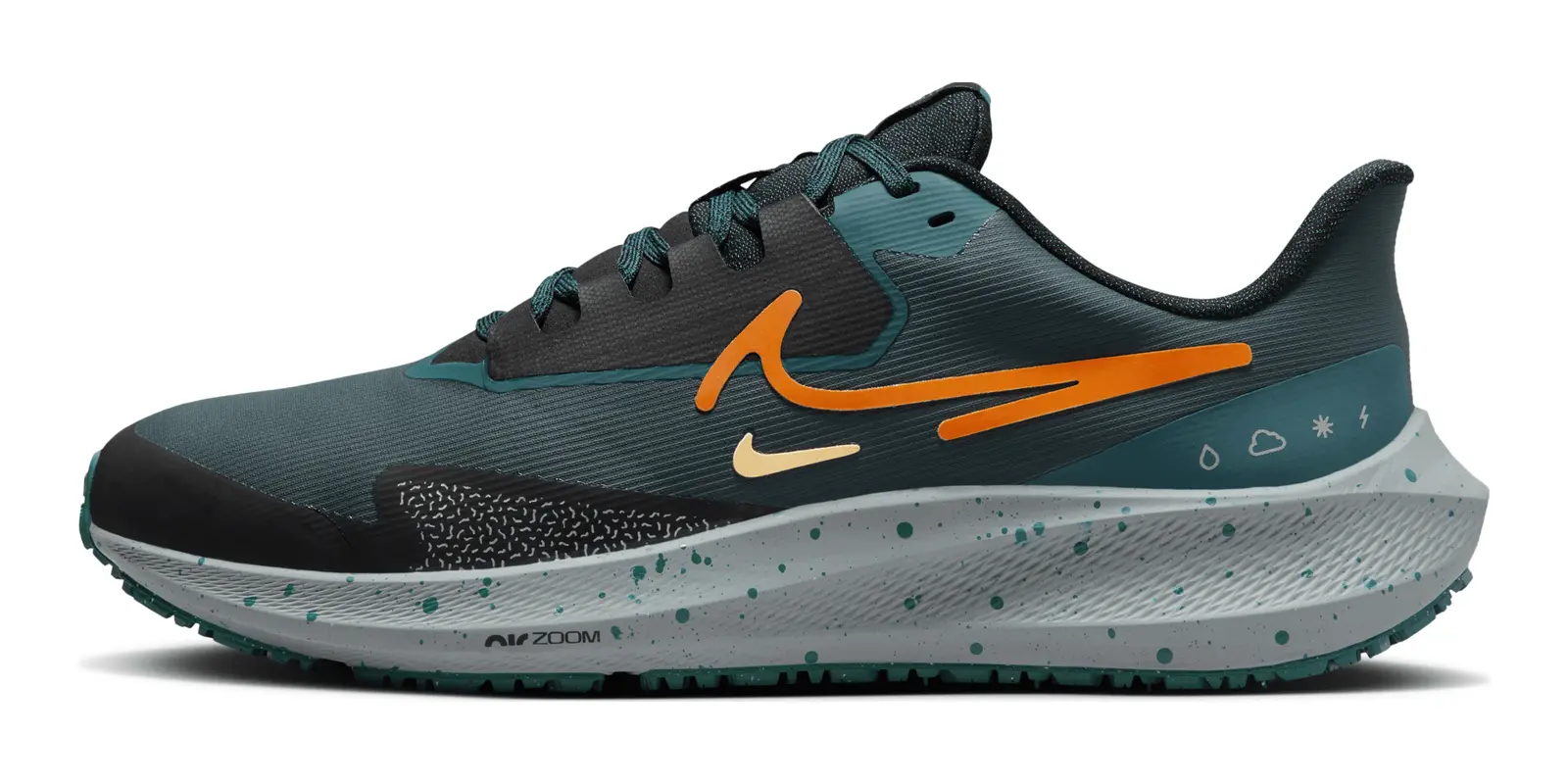 Nike Zoom Pegasus Turbo Shield WP in Green