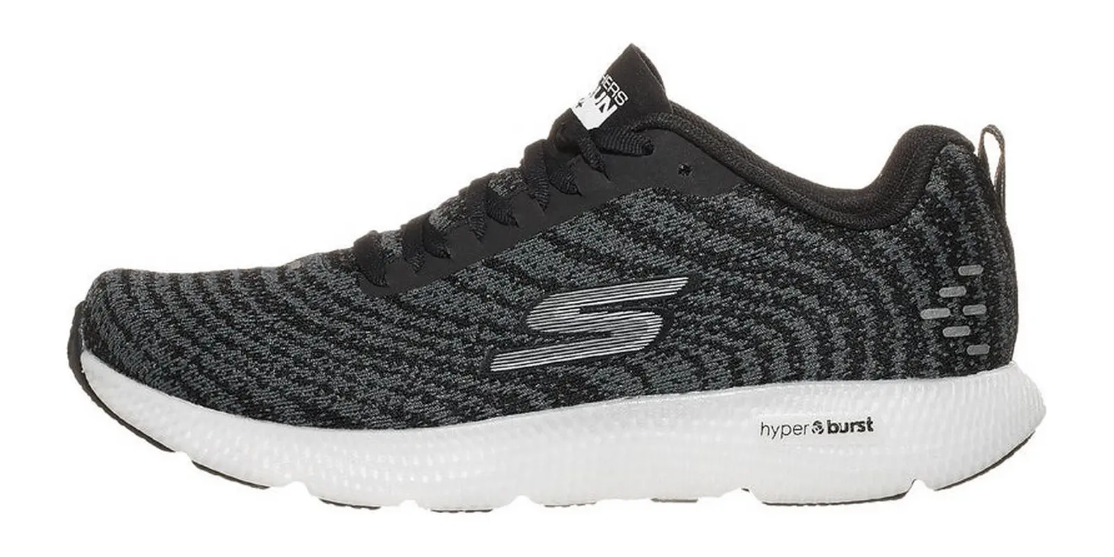 Skechers GOrun 7+ in Black / White
