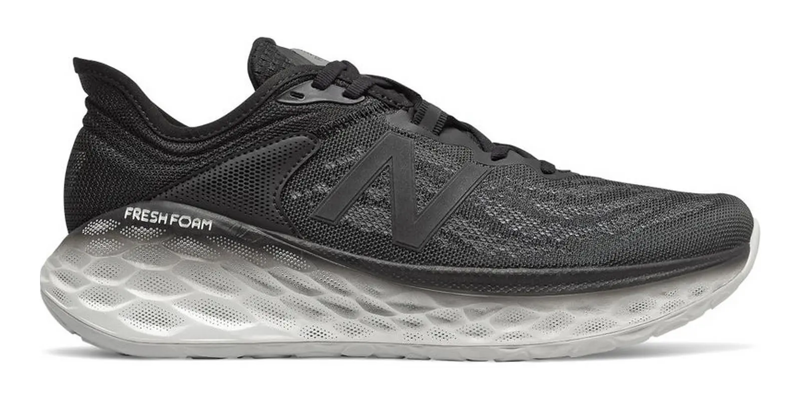 New Balance Fresh Foam More v2 in Black / Magnet