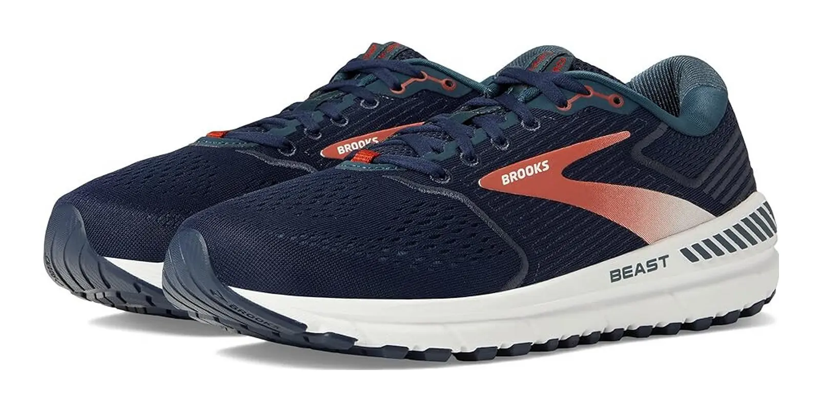 Brooks Beast 20 in Peacoatmidnightred
