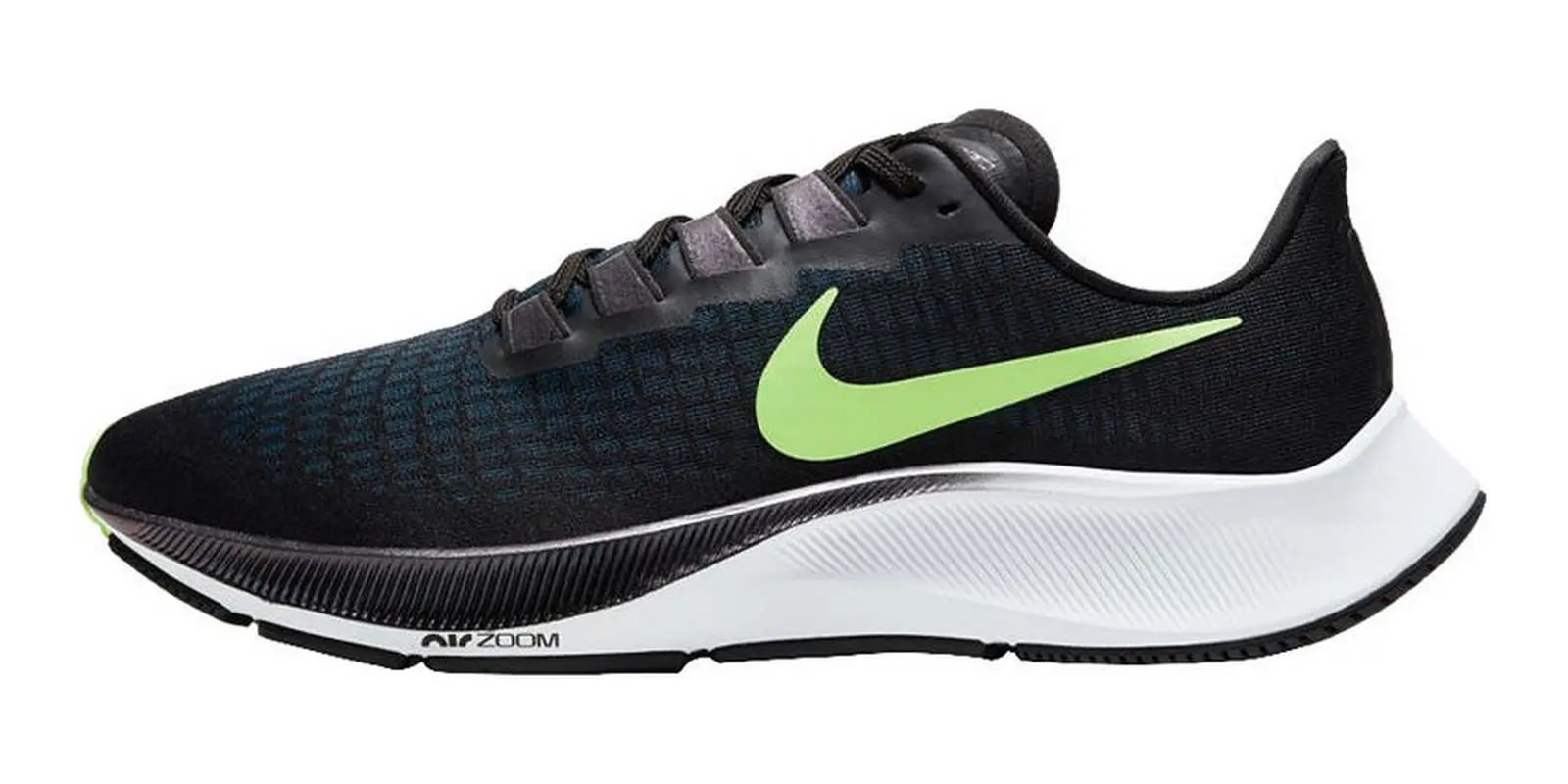 Nike Air Zoom Pegasus 37 in Black / Green / Blue