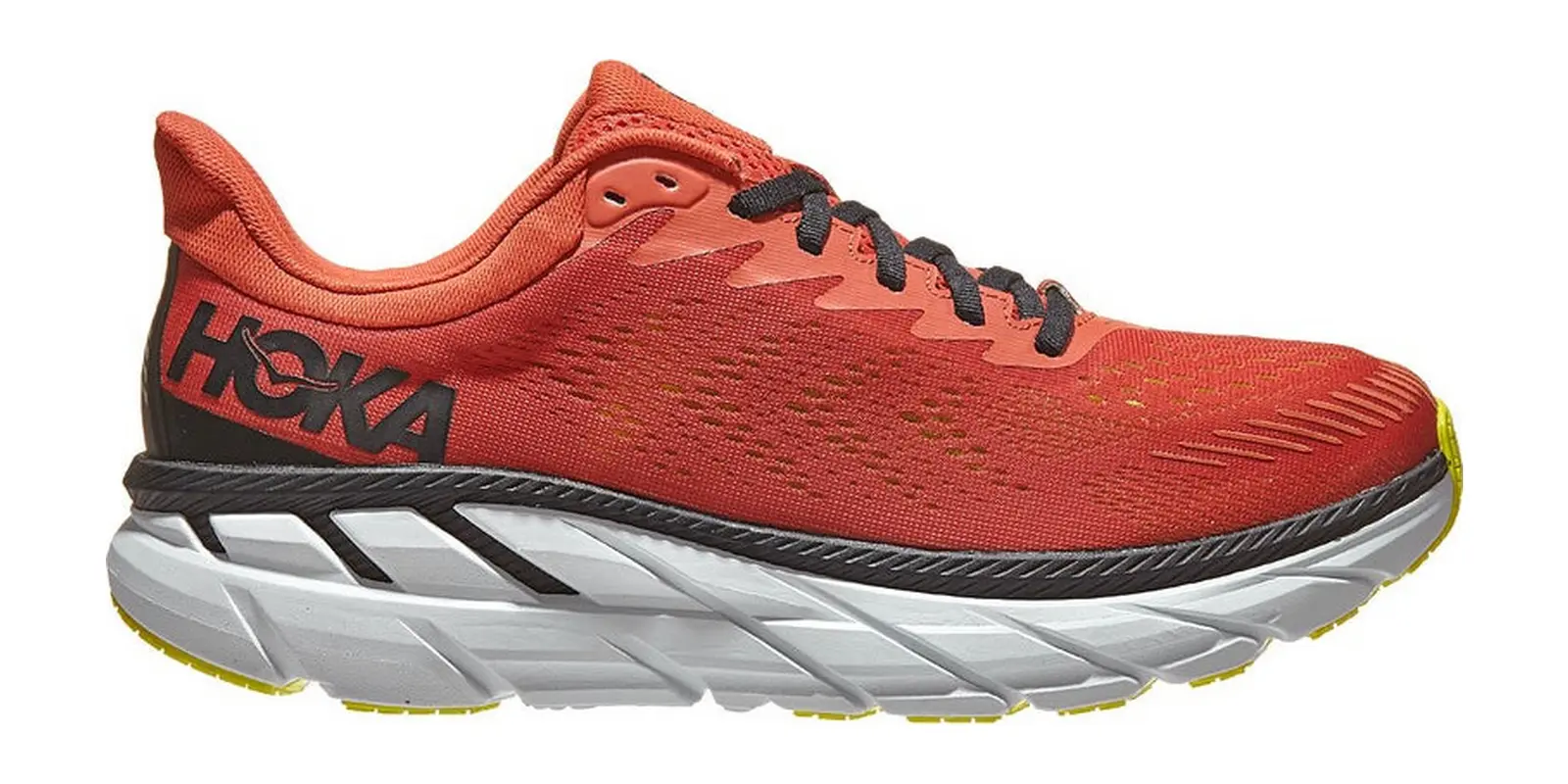 HOKA Clifton 7 in Chiliblack