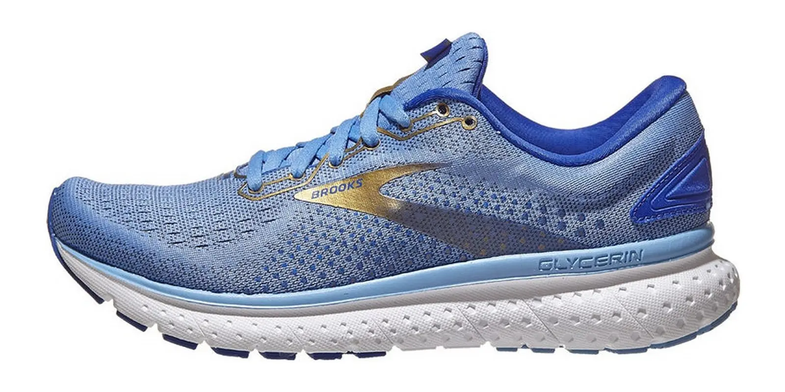 Brooks Glycerin 18 in Cornflowerbluegold