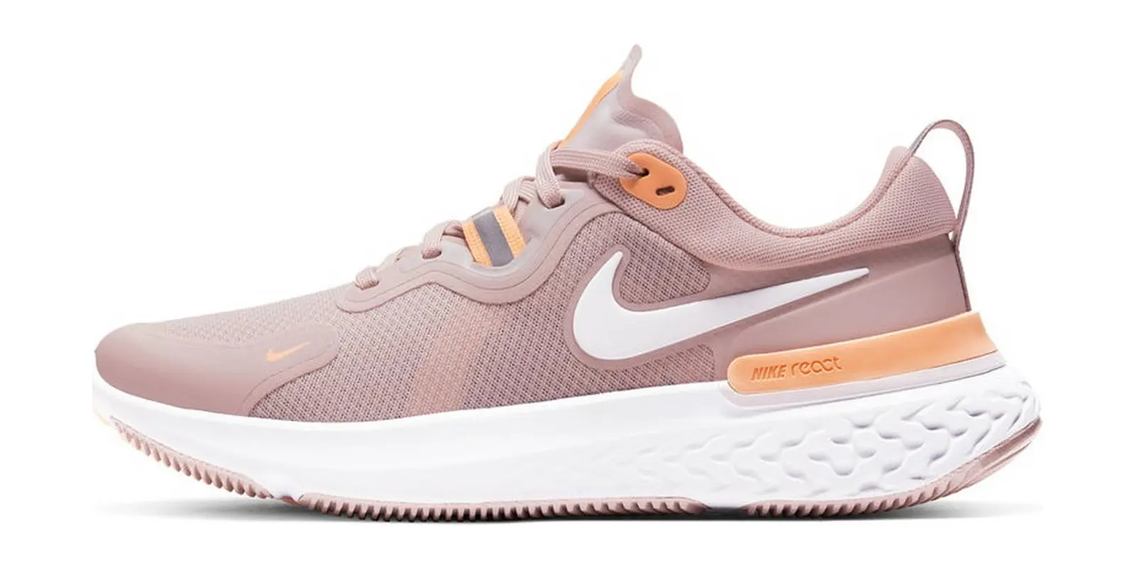 Nike React Miler in Champagnewhiteorange