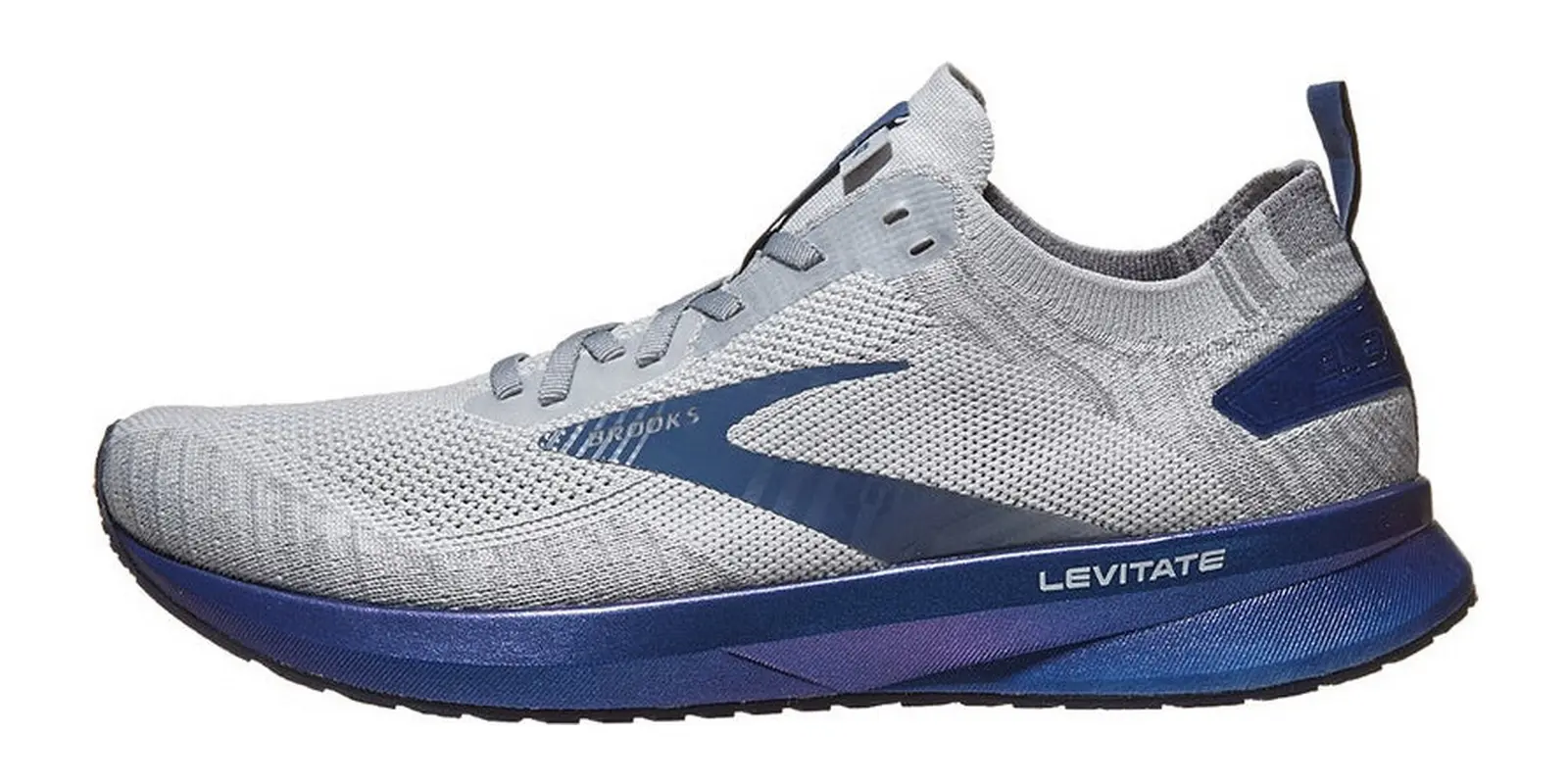 Brooks Levitate 4 in Grey / Oyster / Blue