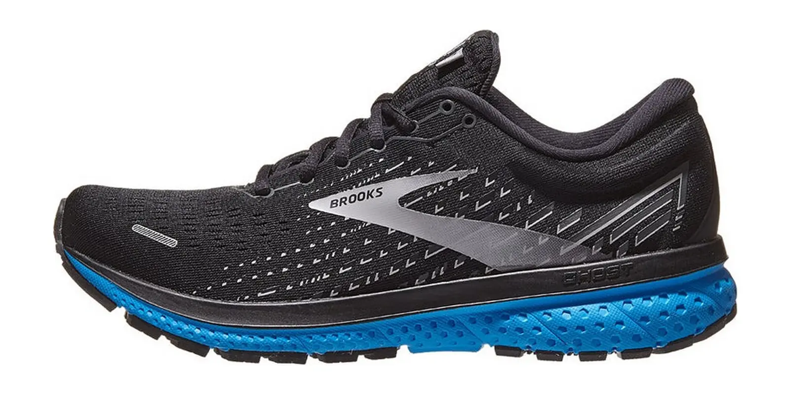 Brooks Ghost 13 in Black / Grey / Blue