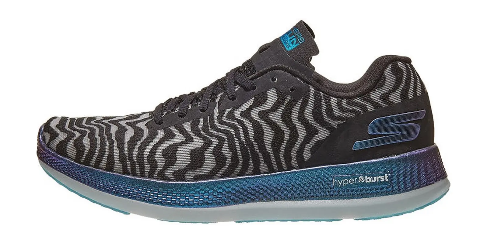 Skechers GOrun Razor 3 Cloak in Black / Blue