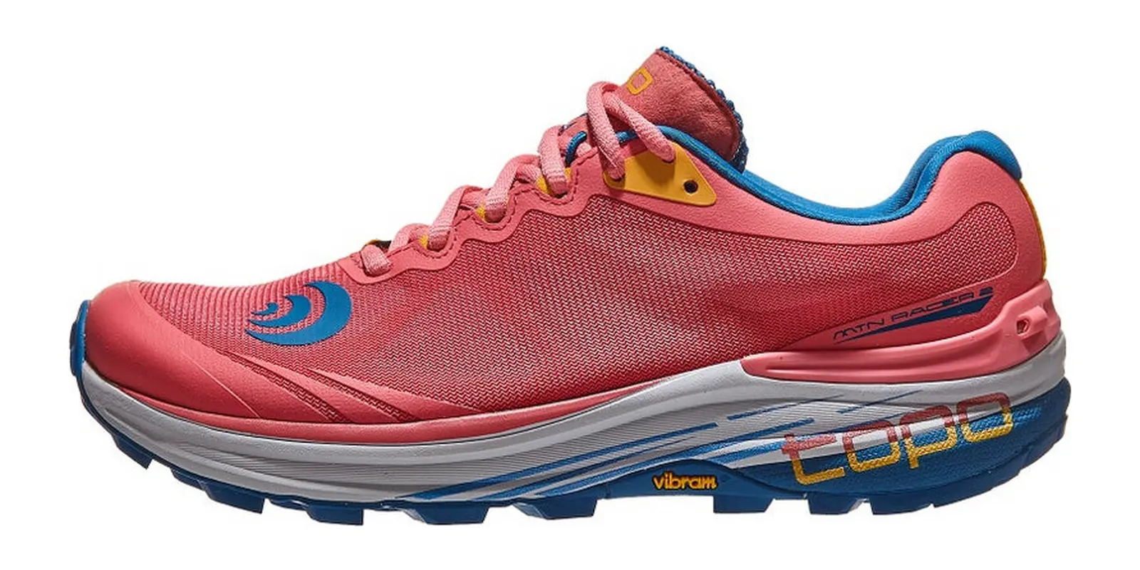 Topo Athletic MTN Racer 2 in Pink / Blue
