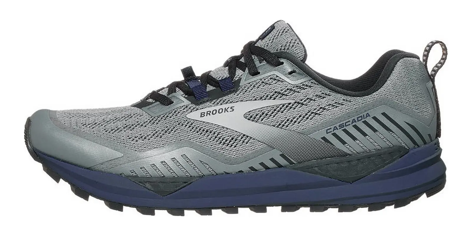 Brooks Cascadia 15 in Ebony / Silver / Deep