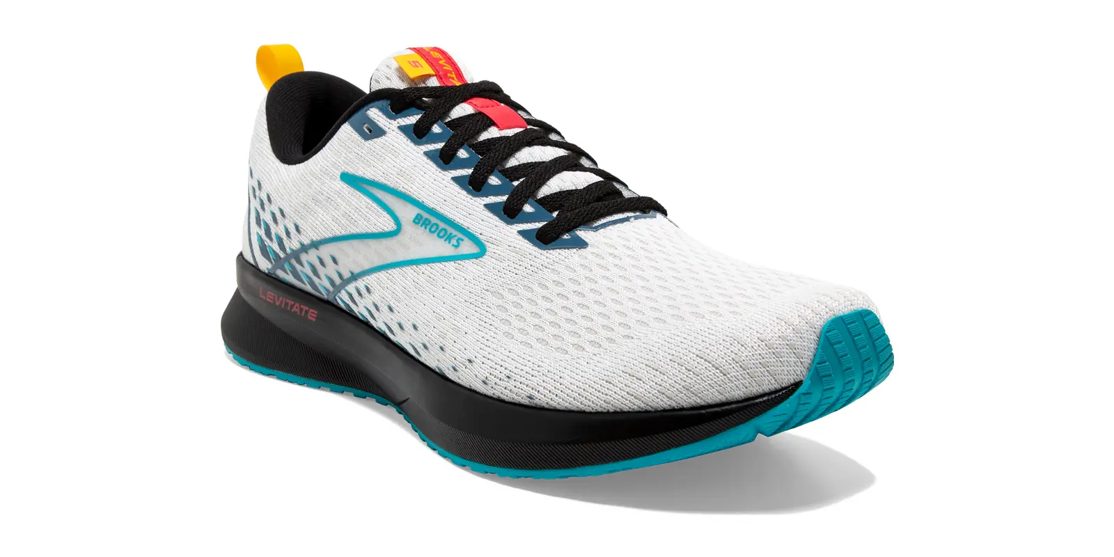 Brooks Levitate 5 in Whitebluebirdblack