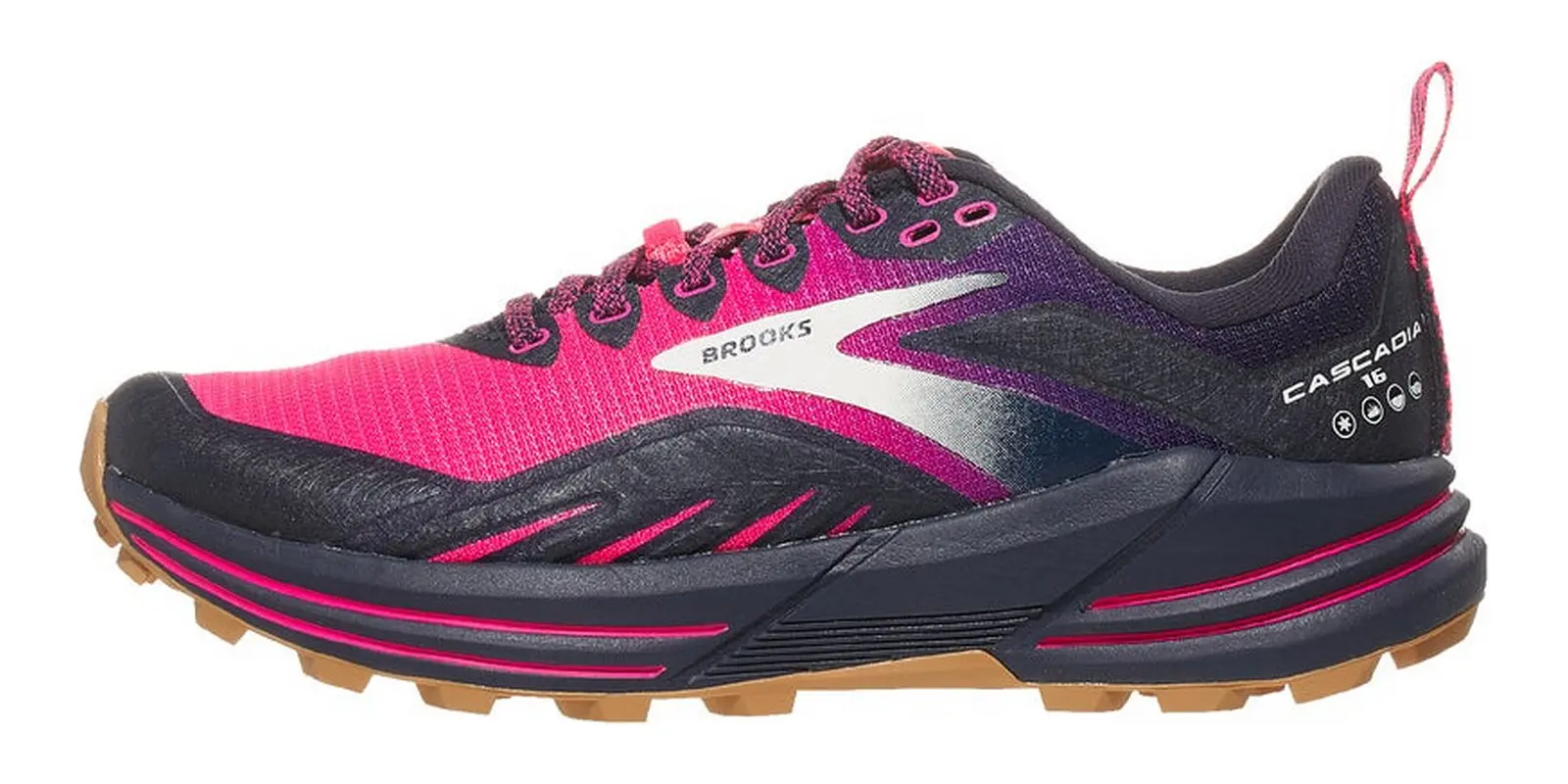 Brooks Cascadia 16 in Peacoatpinkbiscuit