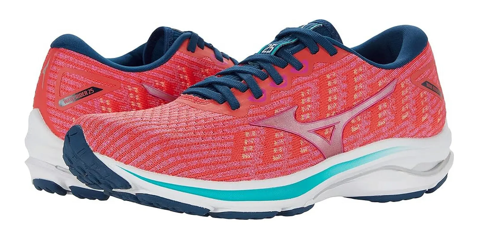 Mizuno Wave Rider 25 in Cayennephlox