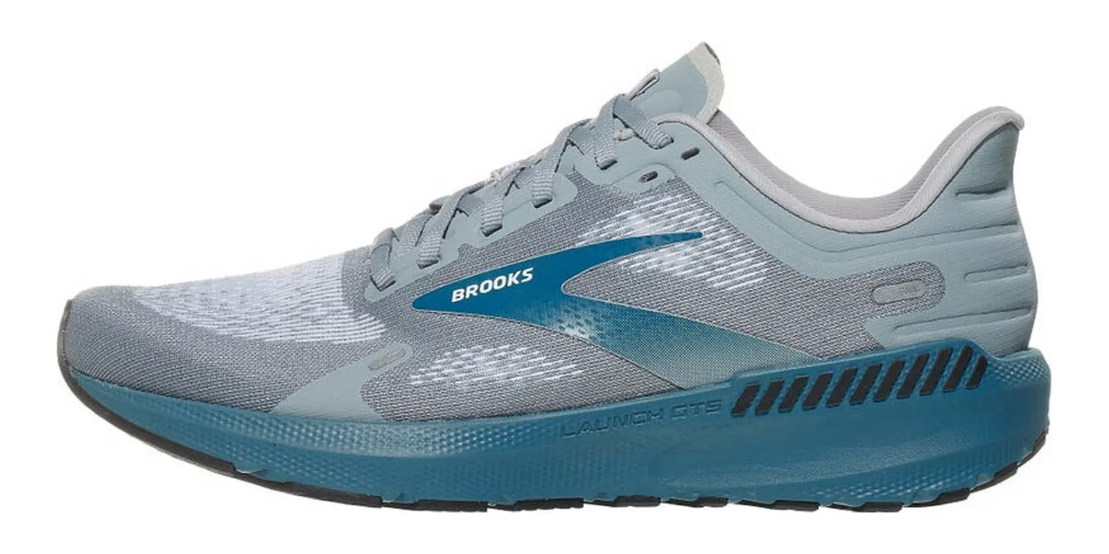 Brooks Launch GTS 9 in Grey / Midnight / White
