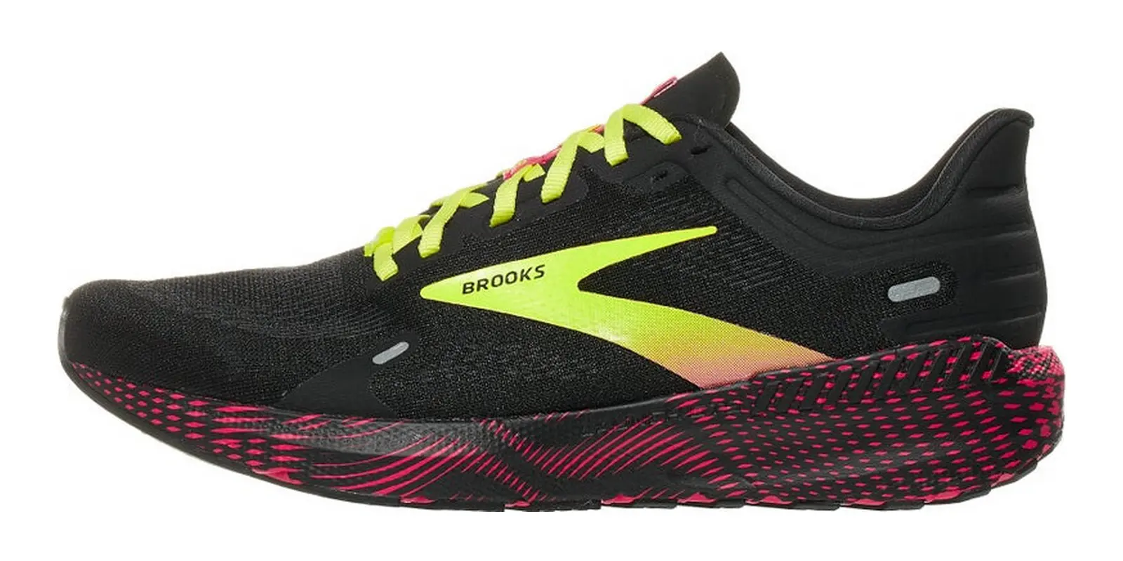 Brooks Launch GTS 9 in Black / Pink / Yellow