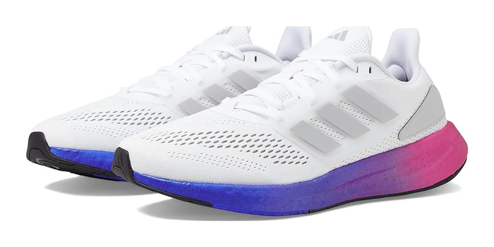 adidas Pureboost 22 in White / Grey / Lucid