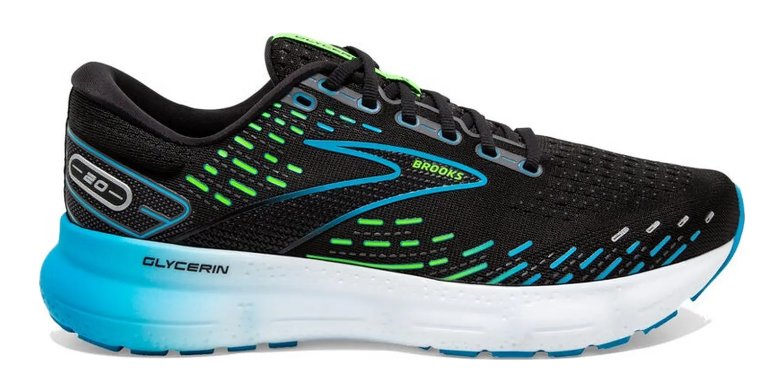 Brooks Glycerin 20 in Blackoceangreen