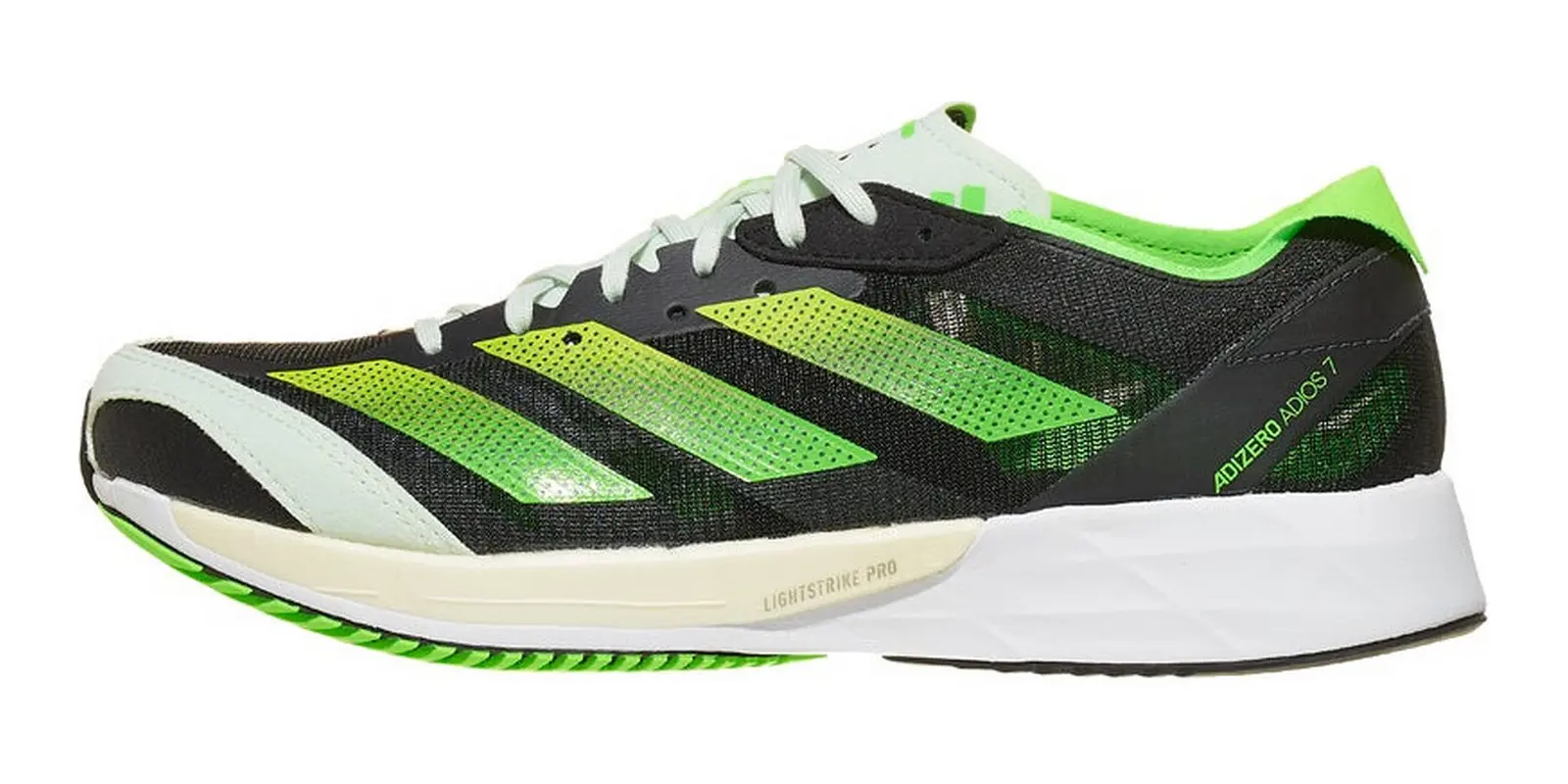 adidas adizero Adios 7 in Black / Yellow / Green