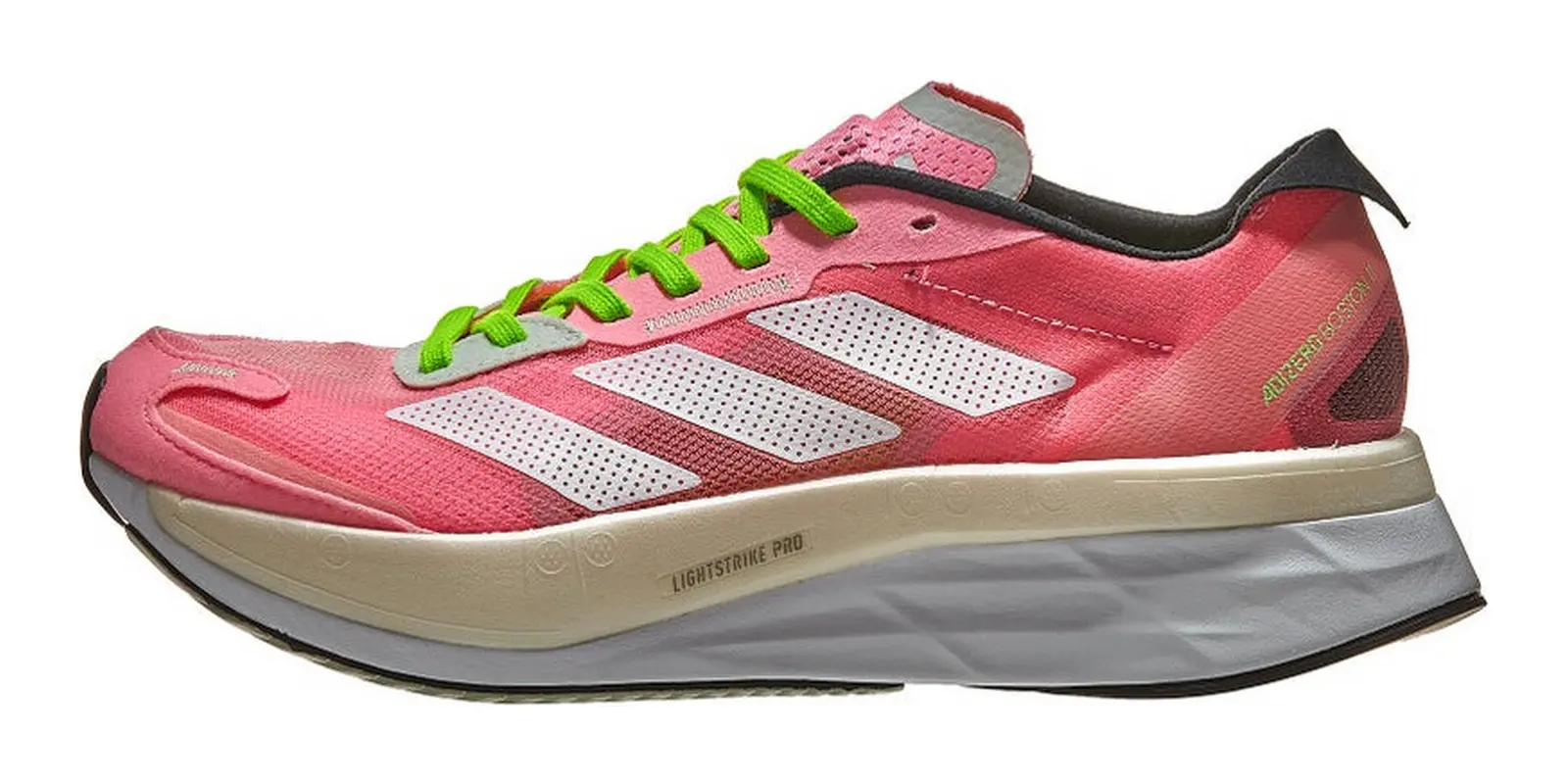 adidas adizero Boston 11 in Pinkwhitegrau