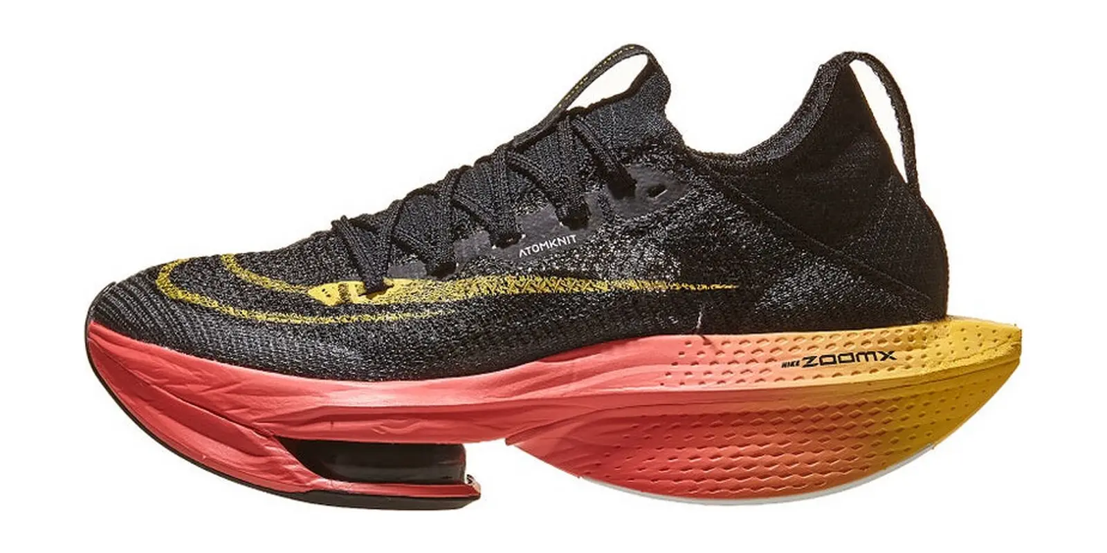 Nike Zoom Alphafly Next% 2 in Black / Gold / Coral