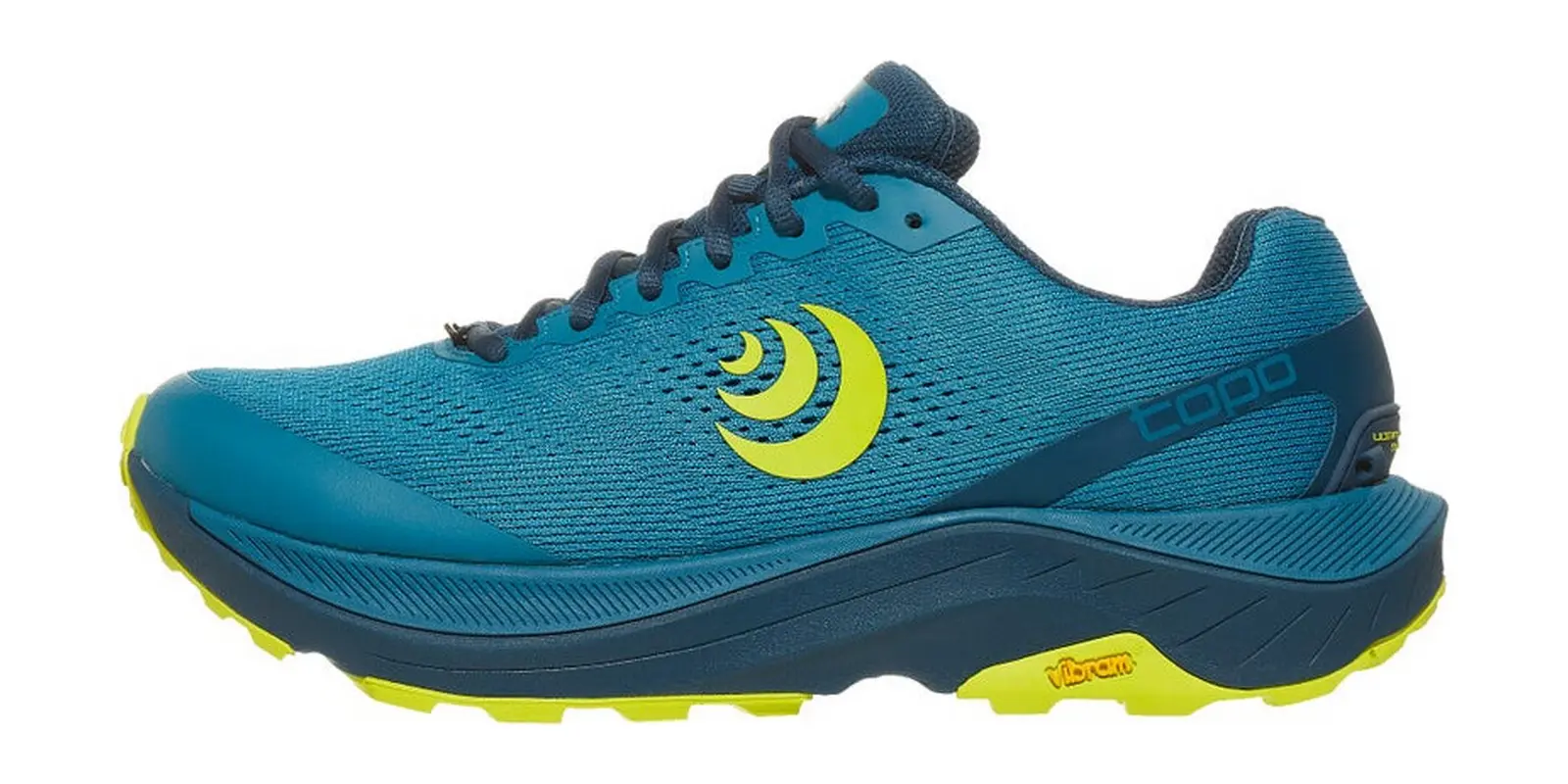 Topo Athletic Ultraventure 3 in Blue / Lime