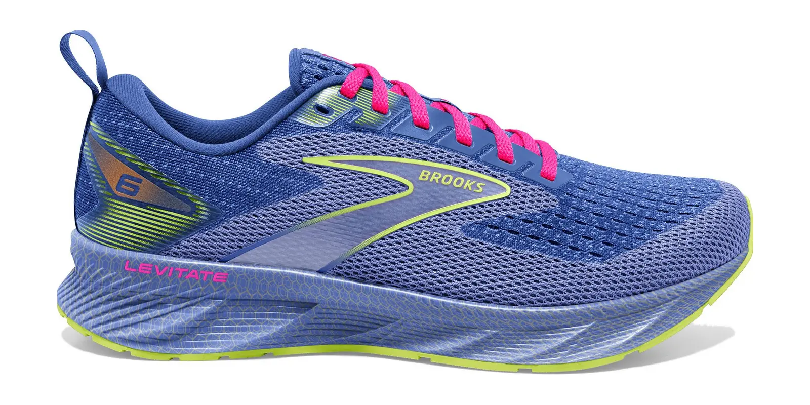 Brooks Levitate 6 in Purple / Pink