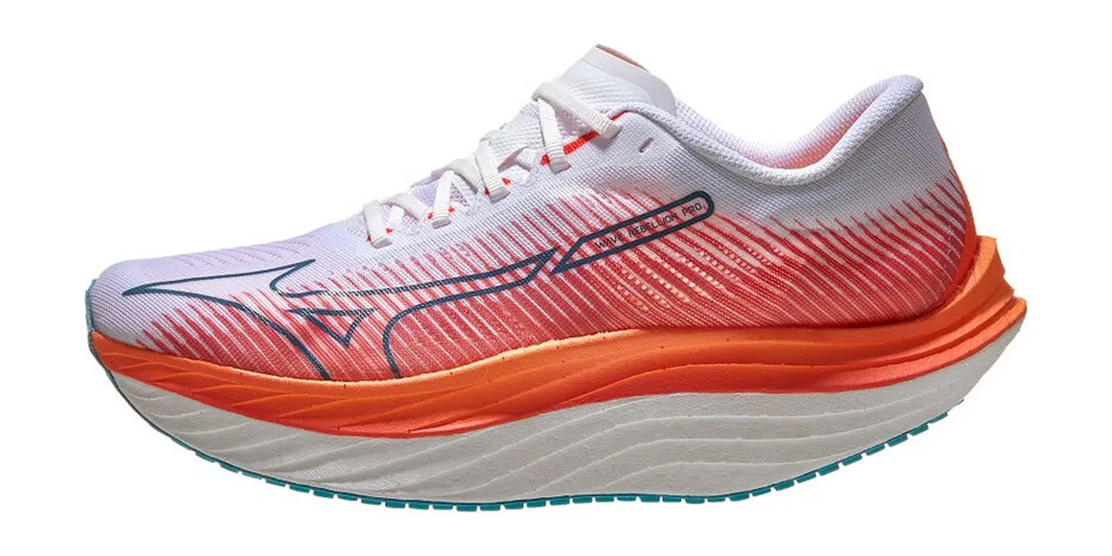 Mizuno Wave Rebellion Pro in White / Silver