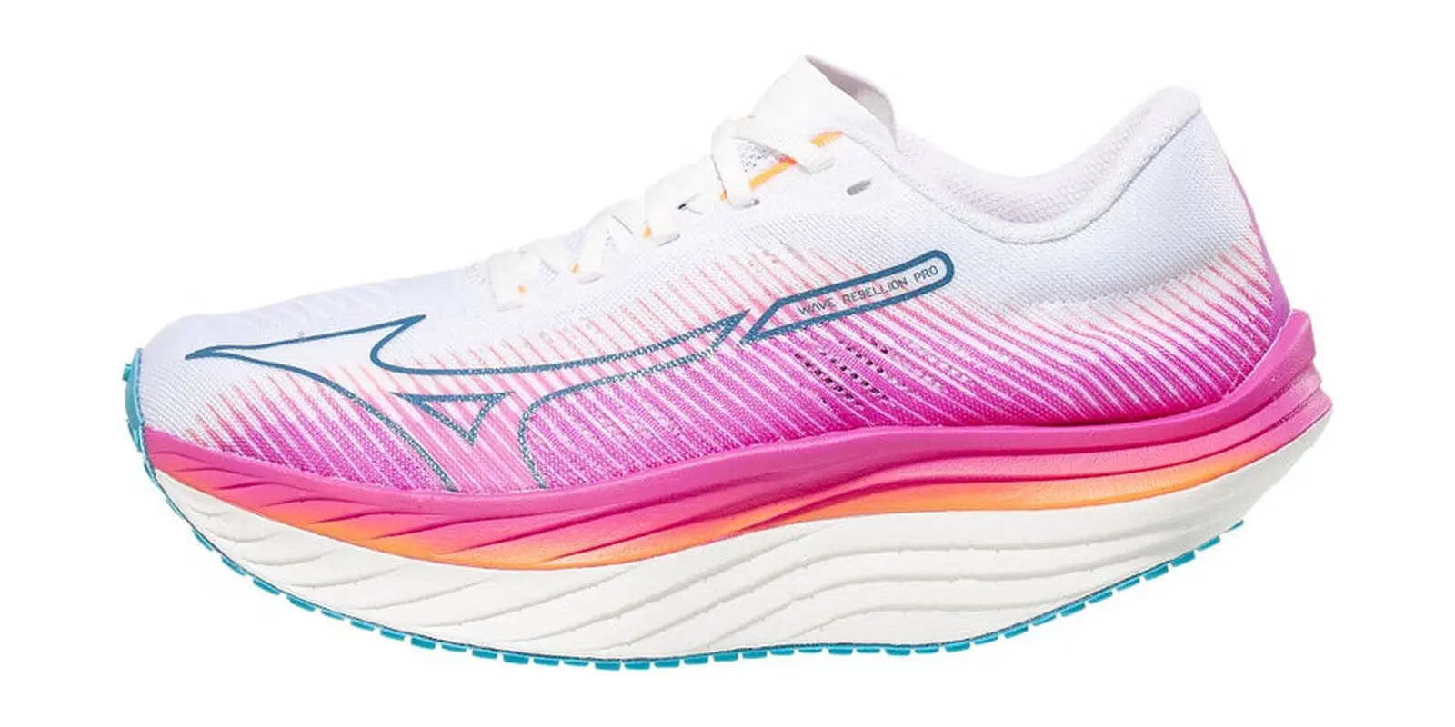 Mizuno Wave Rebellion Pro in White / Silver