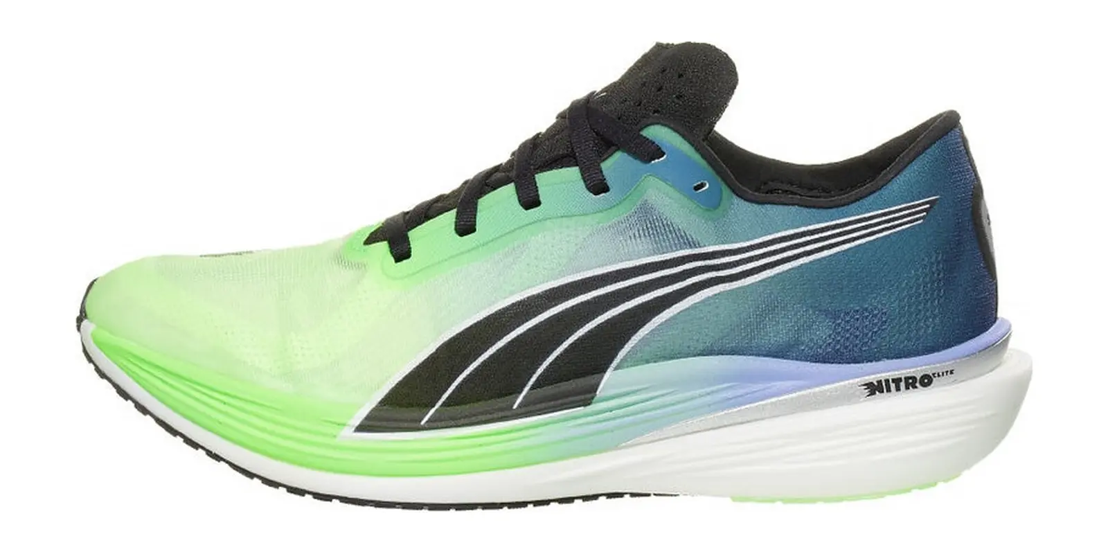 PUMA Deviate Nitro Elite 2 in Lime / Royal / Black