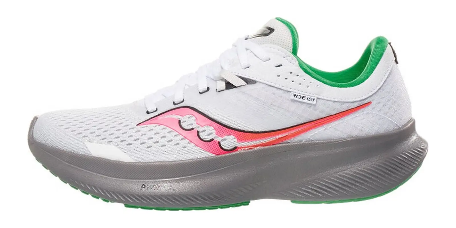 Saucony Ride 16 in Whitegravel