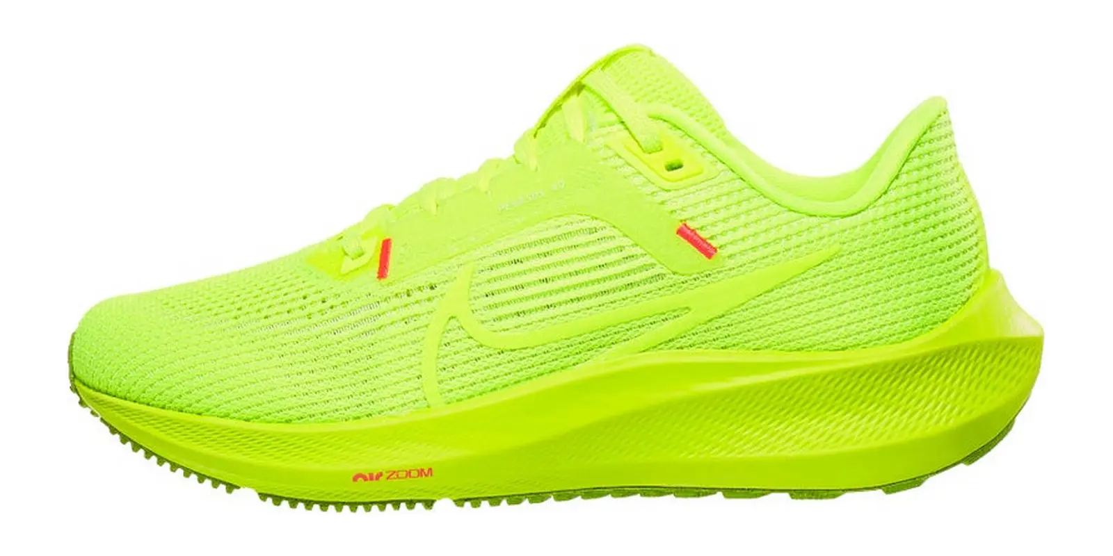 Nike Air Zoom Pegasus 40 in Volt / Crimson