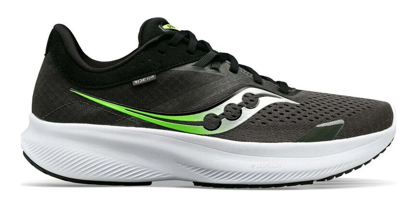 Saucony Ride 16 in Umbraslime