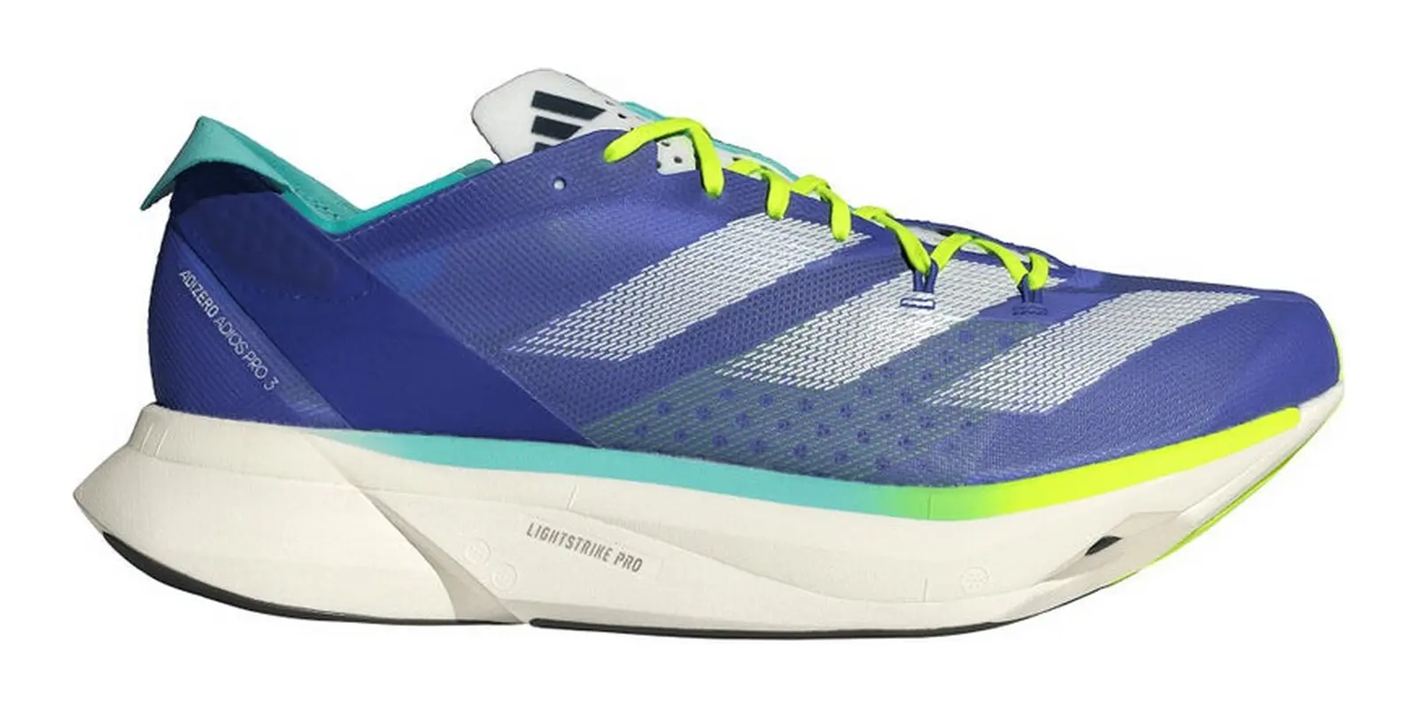 adidas adizero Adios Pro 3 in Cobaltmetlemon