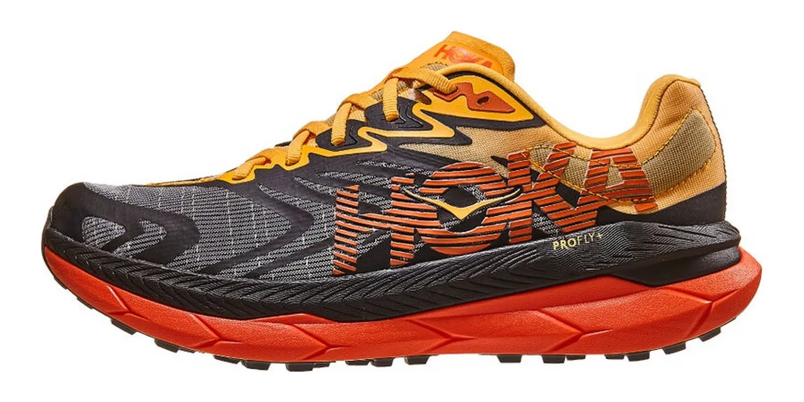 HOKA Tecton X 2 in Black / Flame