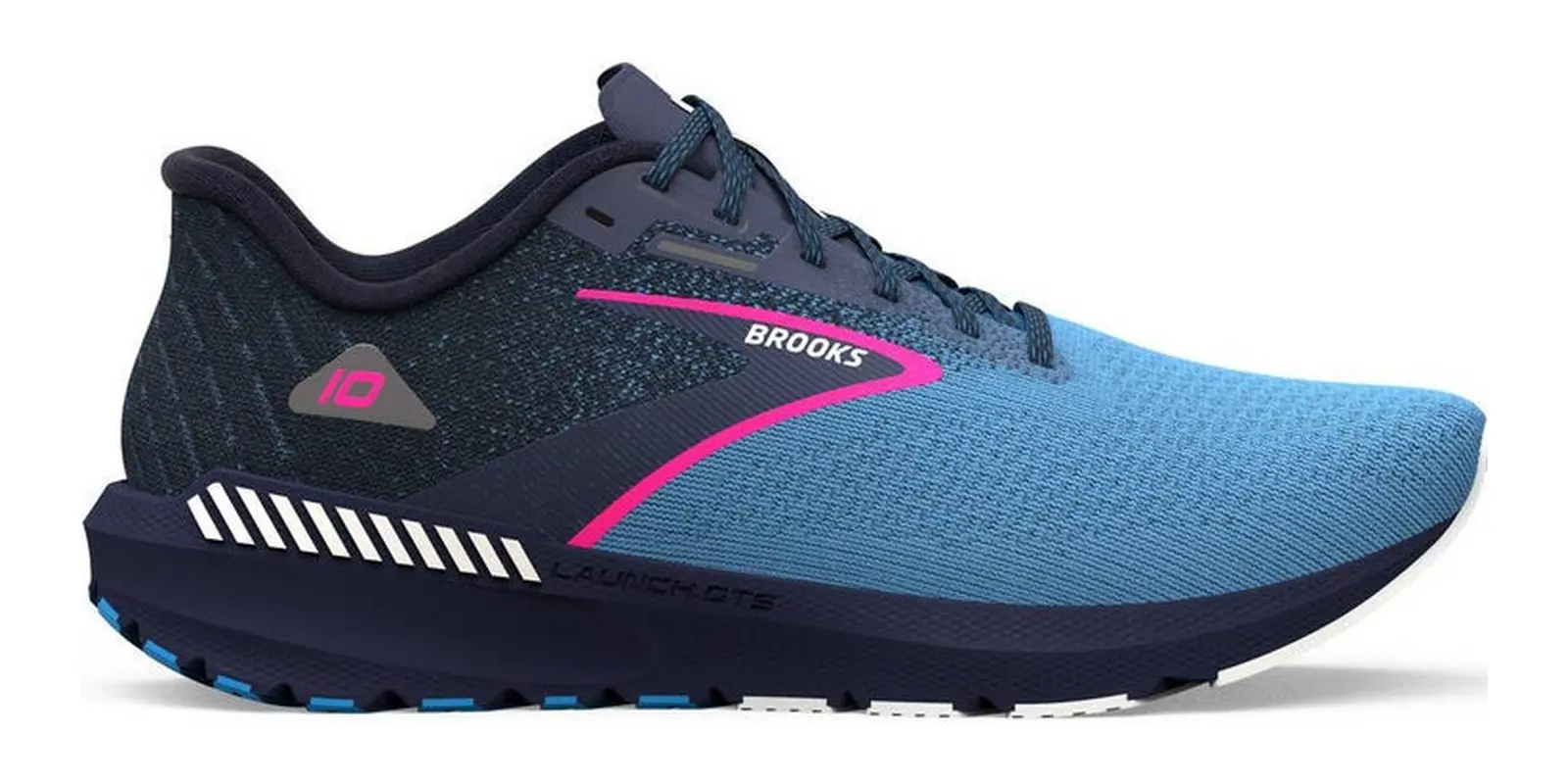 Brooks Launch GTS 10 in Peacoatbluepink