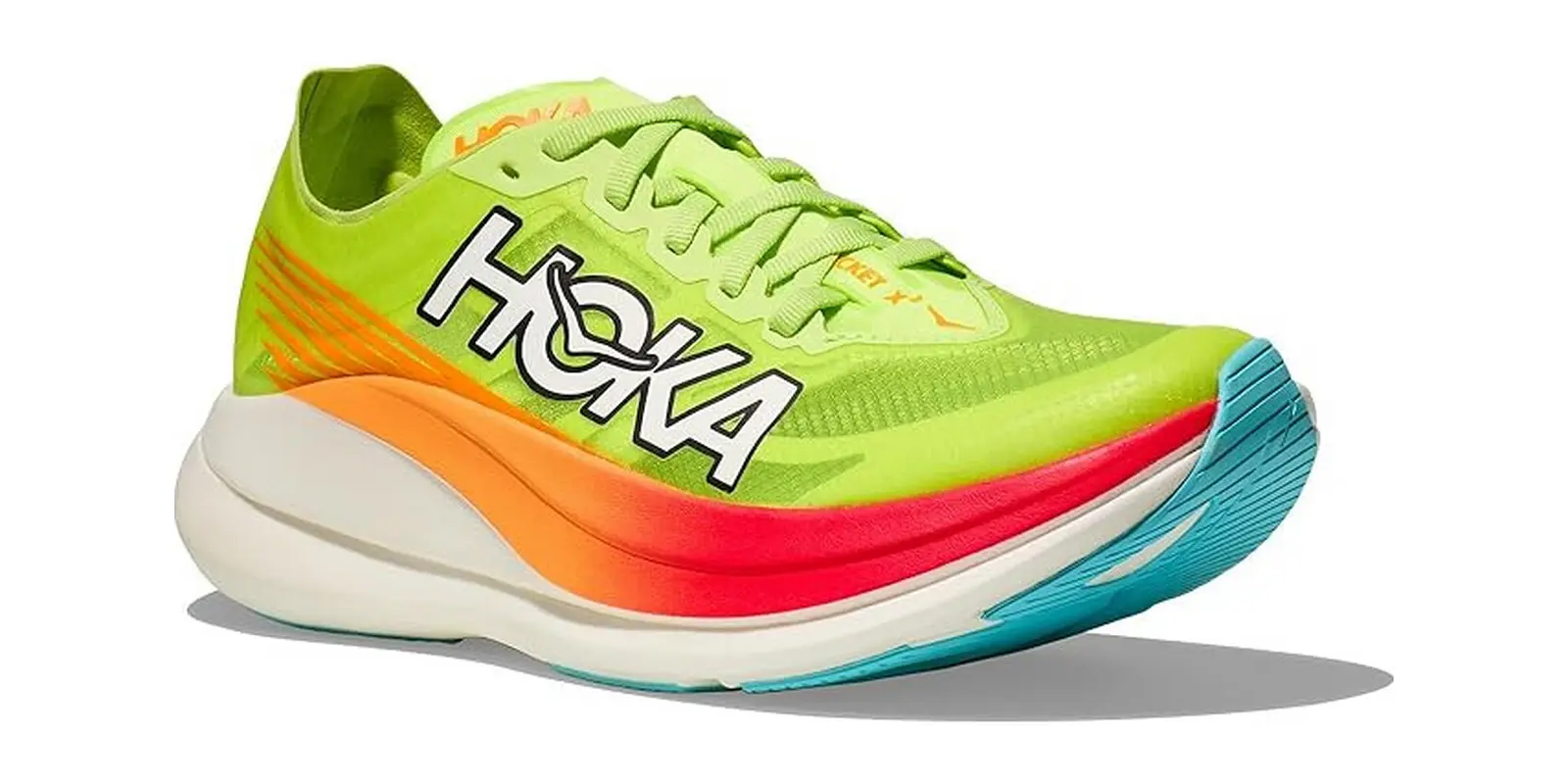 HOKA Rocket X 2 in Lettucesolar