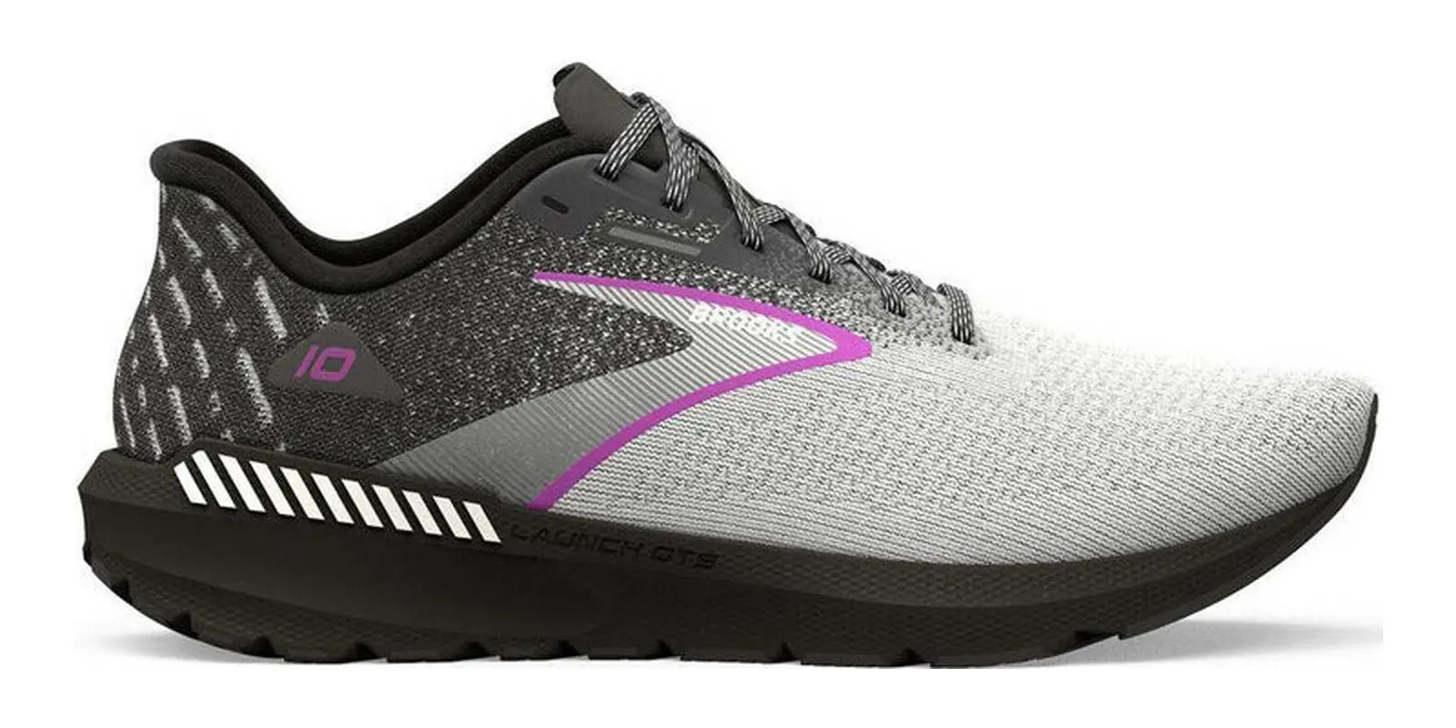 Brooks Launch GTS 10 in Black / White / Violet