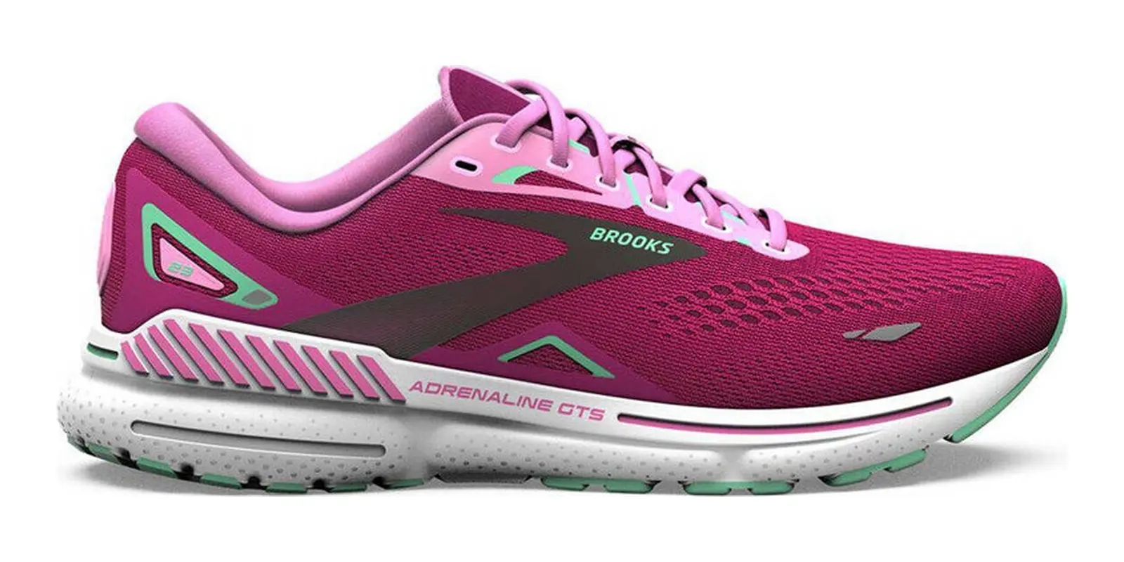 Brooks Adrenaline GTS 23 in Pinkfuchsiablack