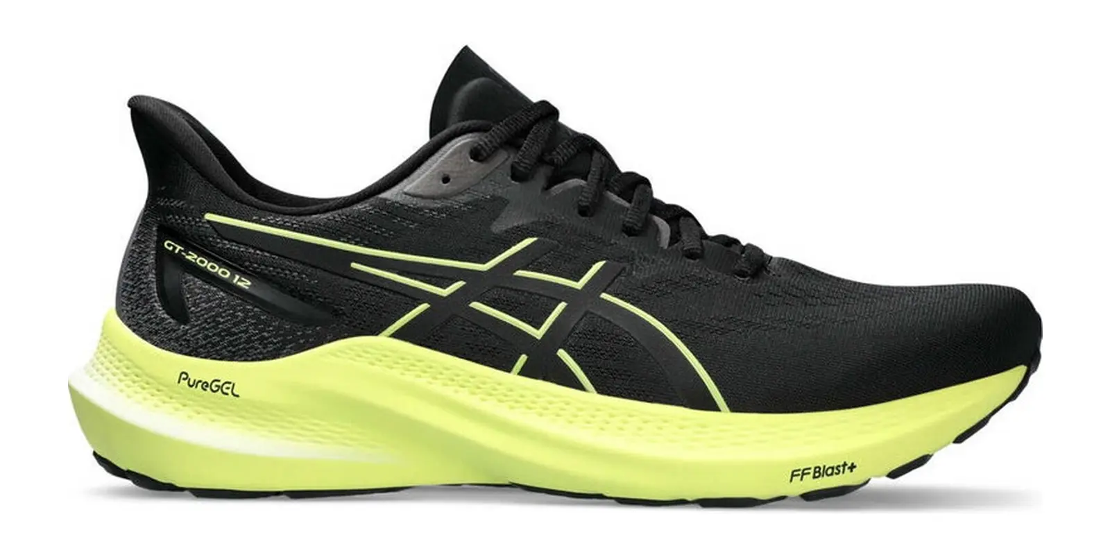 ASICS GT-2000 12 in Black / Glow