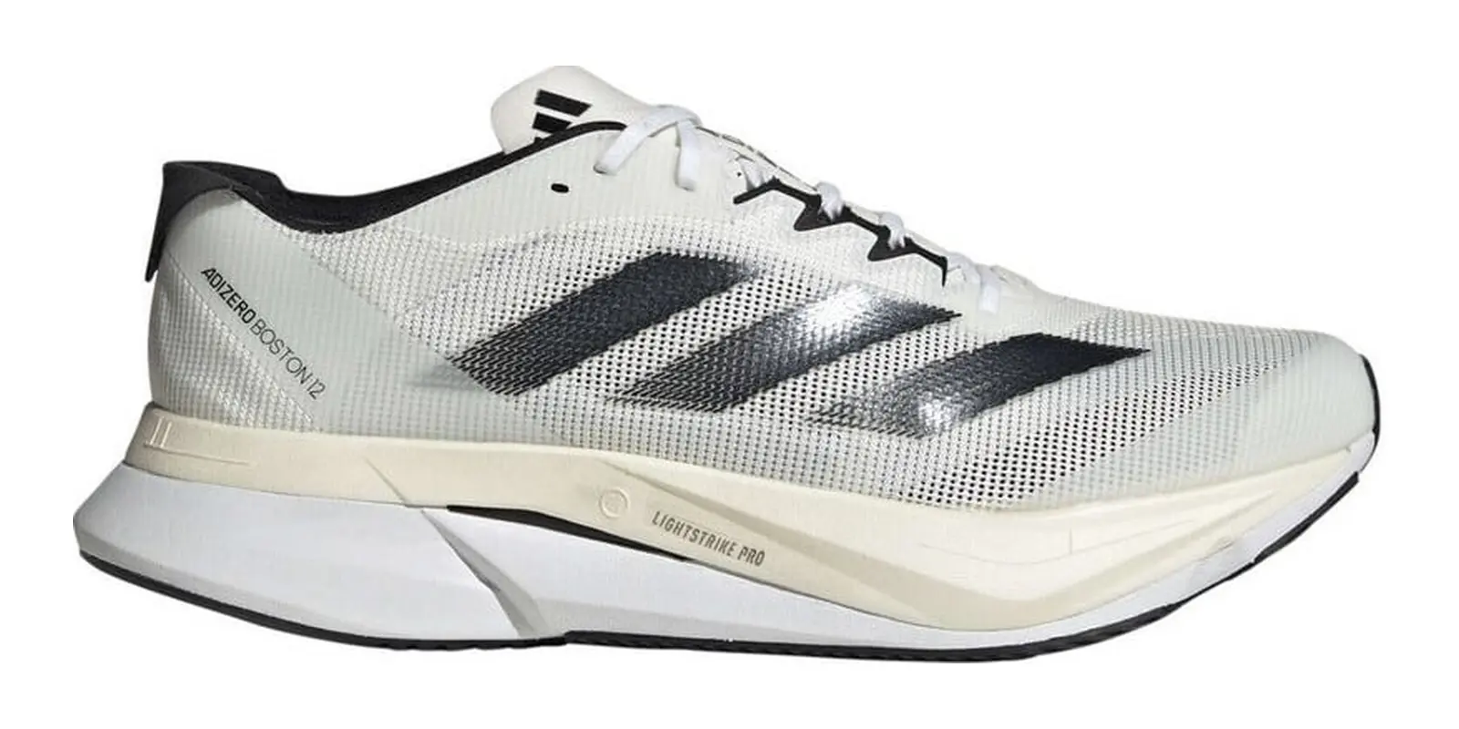 adidas adizero Boston 12 in White / Black / Night