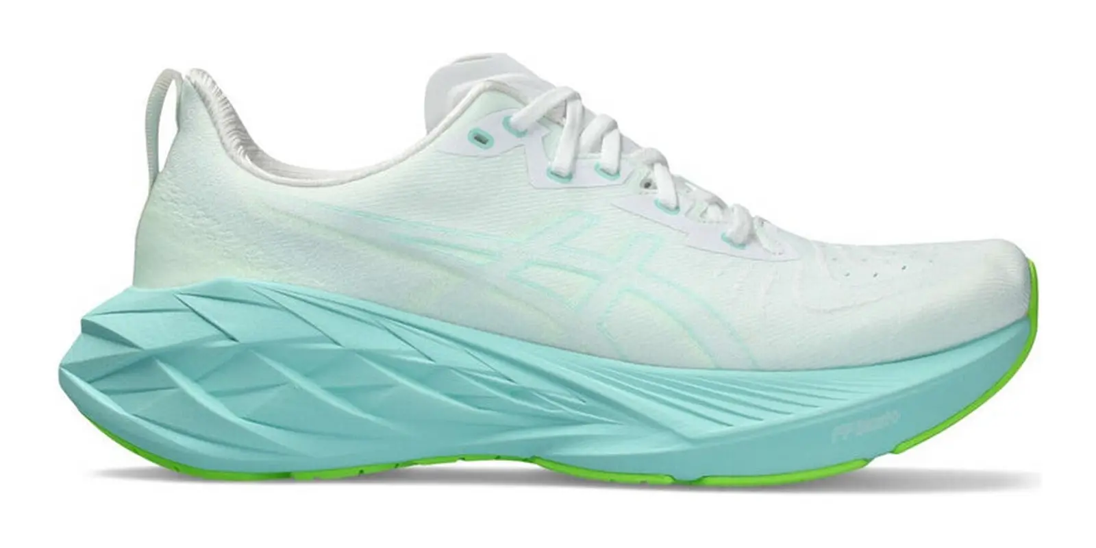 ASICS Novablast 4 in Whiteilluminate