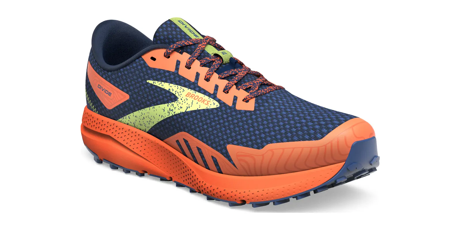 Brooks Divide 4 in Navyfirecrackersharp