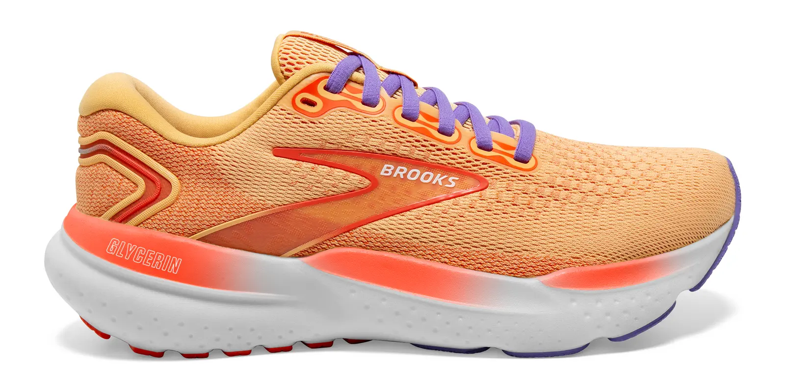 Brooks Glycerin 21 in Sunburstnasturtiumpurple