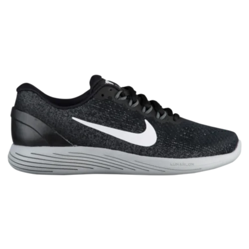 Nike LunarGlide 9 in Black / White / Dark